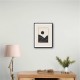 Black Minimal Mountains #4 Wall Art Black Minimal Mountains #4 Wall Art