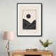 Black Minimal Mountains #4 Wall Art Black Minimal Mountains #4 Wall Art