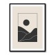 Black Minimal Mountains #4 Wall Art Black Minimal Mountains #4 Wall Art