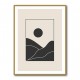 Black Minimal Mountains #4 Wall Art Black Minimal Mountains #4 Wall Art