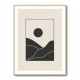 Black Minimal Mountains #4 Wall Art Black Minimal Mountains #4 Wall Art