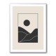 Black Minimal Mountains #4 Wall Art Black Minimal Mountains #4 Wall Art