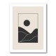 Black Minimal Mountains #4 Wall Art Black Minimal Mountains #4 Wall Art