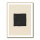 Black Minimal Shapes Series #3 Wall Art