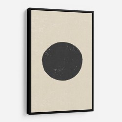 Black Minimal Shapes Series #4 Wall Art