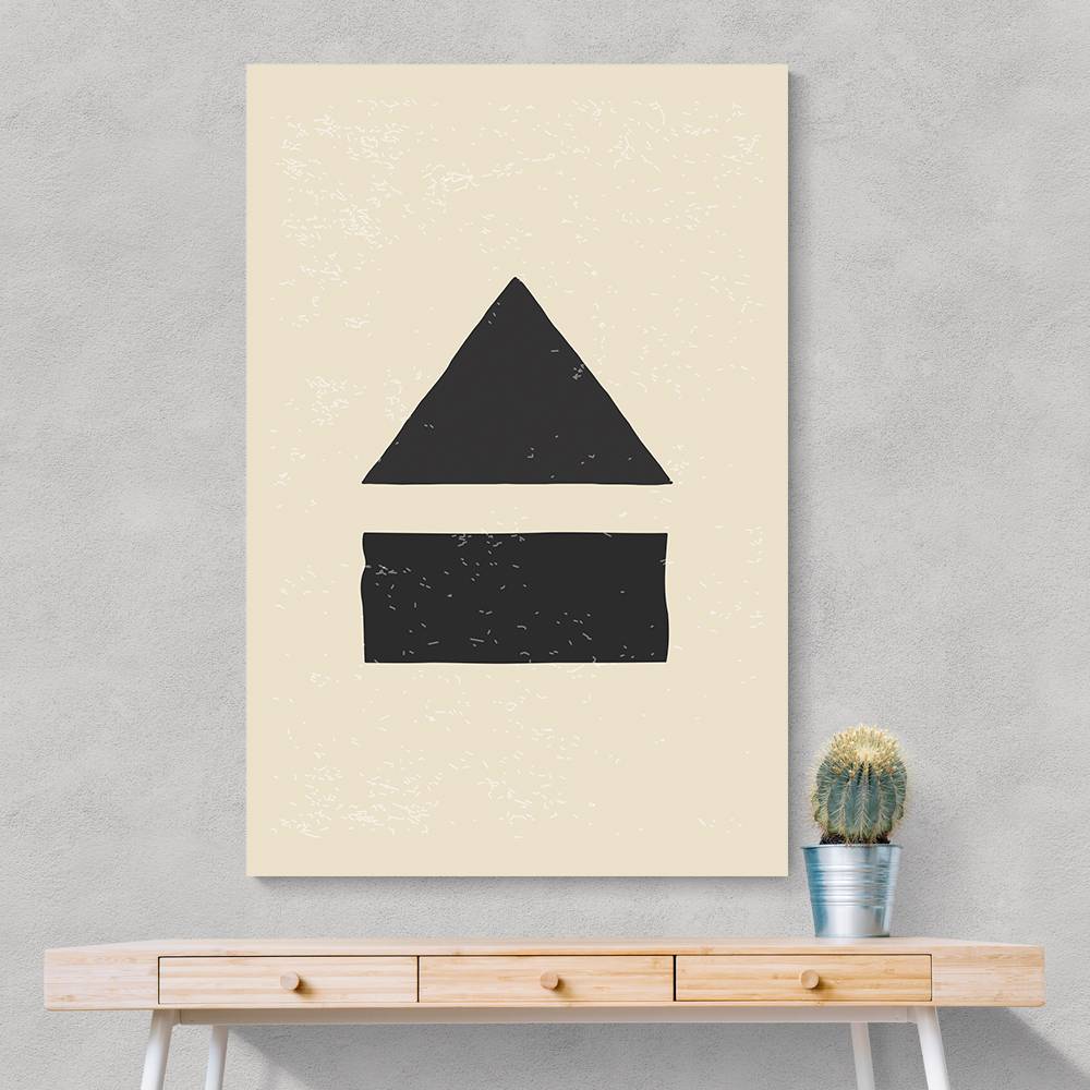 Black Minimal Shapes Series #6 Wall Art Black Minimal Shapes Series #6 Wall Art