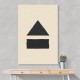 Black Minimal Shapes Series #6 Wall Art Black Minimal Shapes Series #6 Wall Art