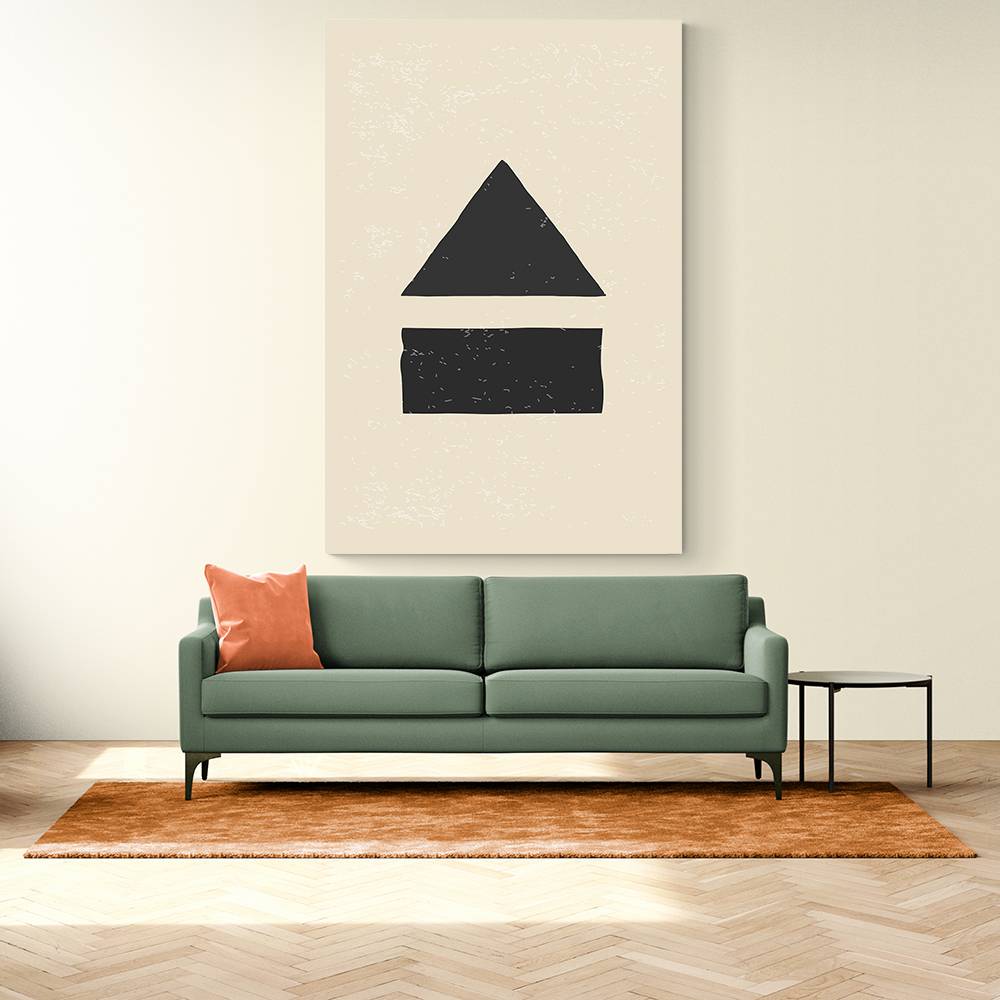 Black Minimal Shapes Series #6 Wall Art Black Minimal Shapes Series #6 Wall Art