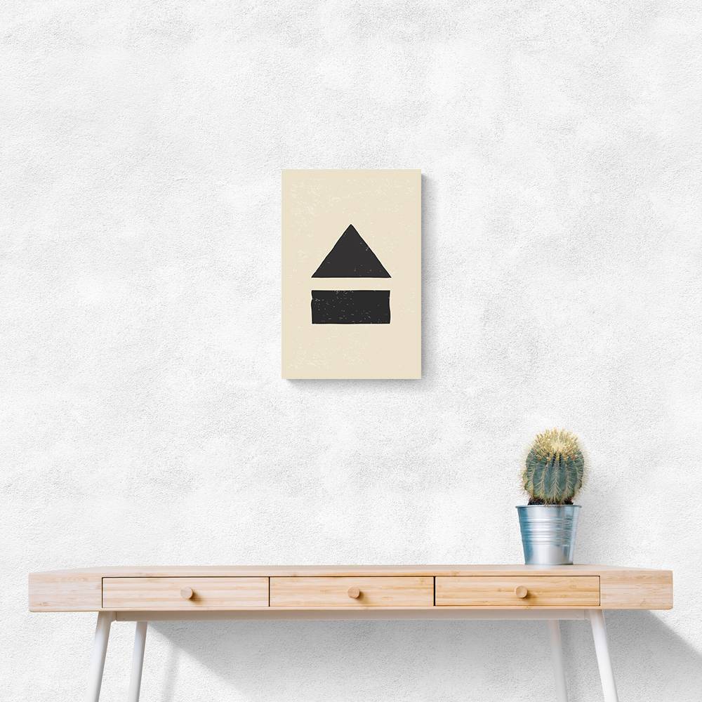 Black Minimal Shapes Series #6 Wall Art Black Minimal Shapes Series #6 Wall Art