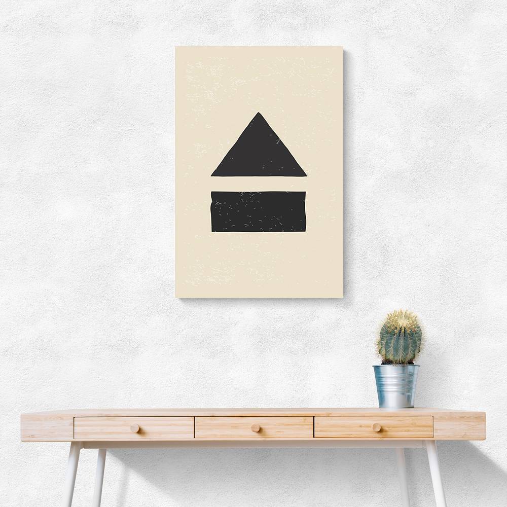 Black Minimal Shapes Series #6 Wall Art Black Minimal Shapes Series #6 Wall Art