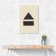 Black Minimal Shapes Series #6 Wall Art Black Minimal Shapes Series #6 Wall Art