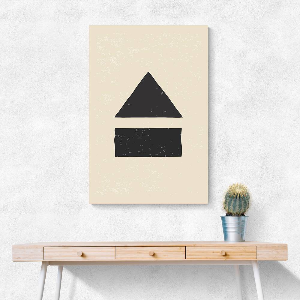 Black Minimal Shapes Series #6 Wall Art Black Minimal Shapes Series #6 Wall Art