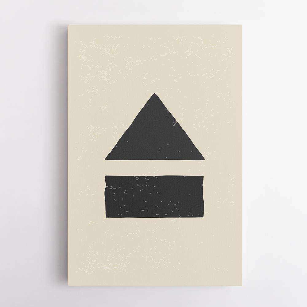 Black Minimal Shapes Series #6 Wall Art Black Minimal Shapes Series #6 Wall Art