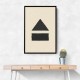 Black Minimal Shapes Series #6 Wall Art Black Minimal Shapes Series #6 Wall Art