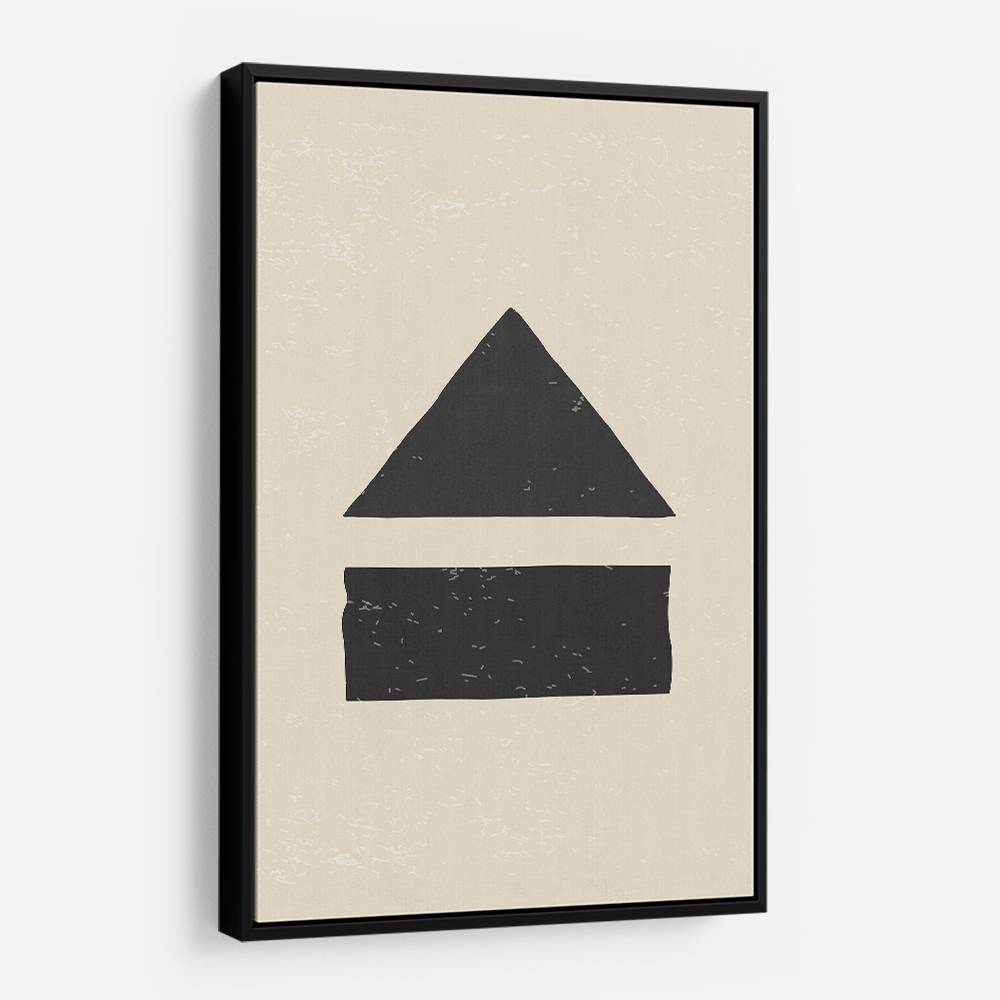 Black Minimal Shapes Series #6 Wall Art Black Minimal Shapes Series #6 Wall Art