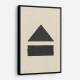 Black Minimal Shapes Series #6 Wall Art Black Minimal Shapes Series #6 Wall Art