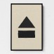 Black Minimal Shapes Series #6 Wall Art Black Minimal Shapes Series #6 Wall Art
