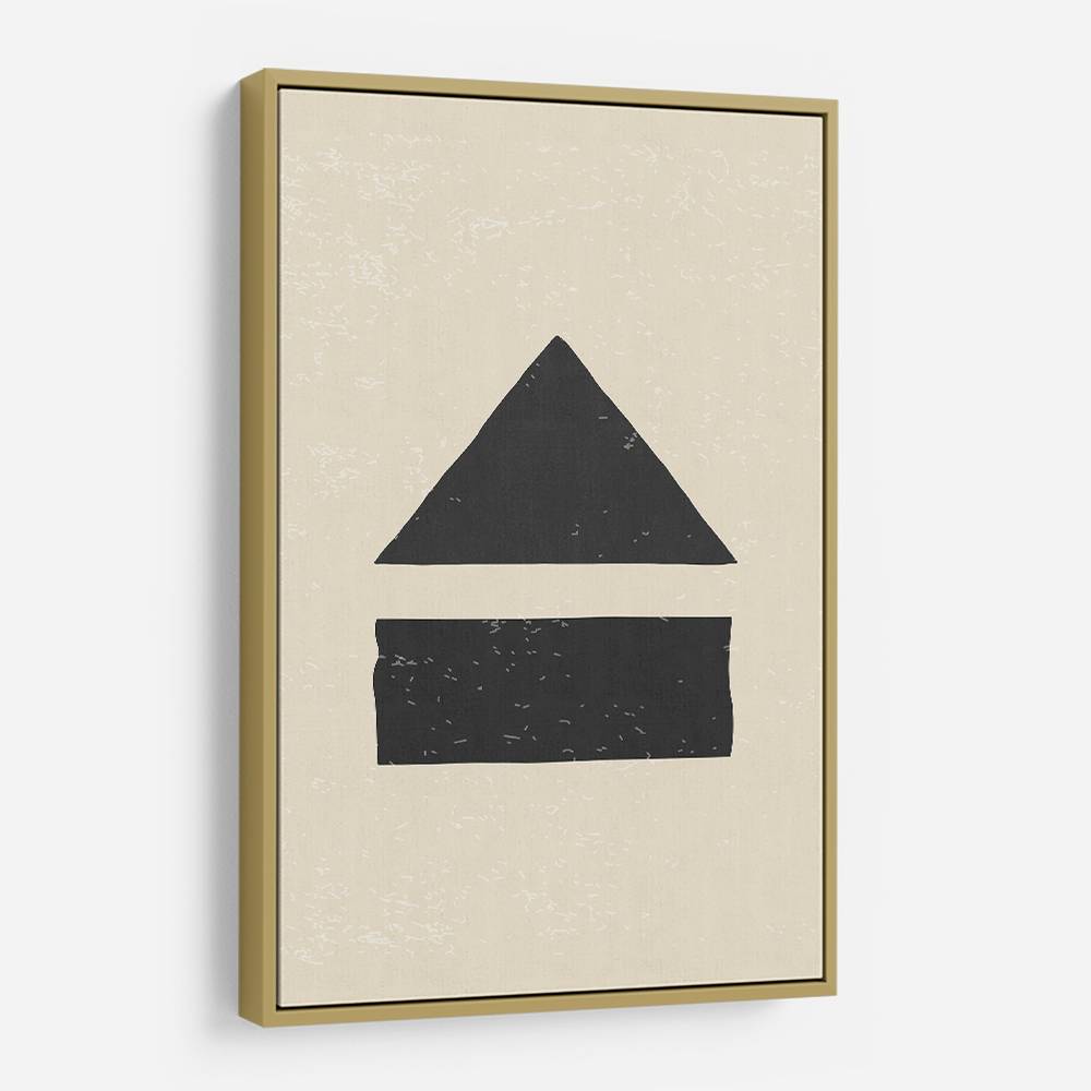 Black Minimal Shapes Series #6 Wall Art Black Minimal Shapes Series #6 Wall Art