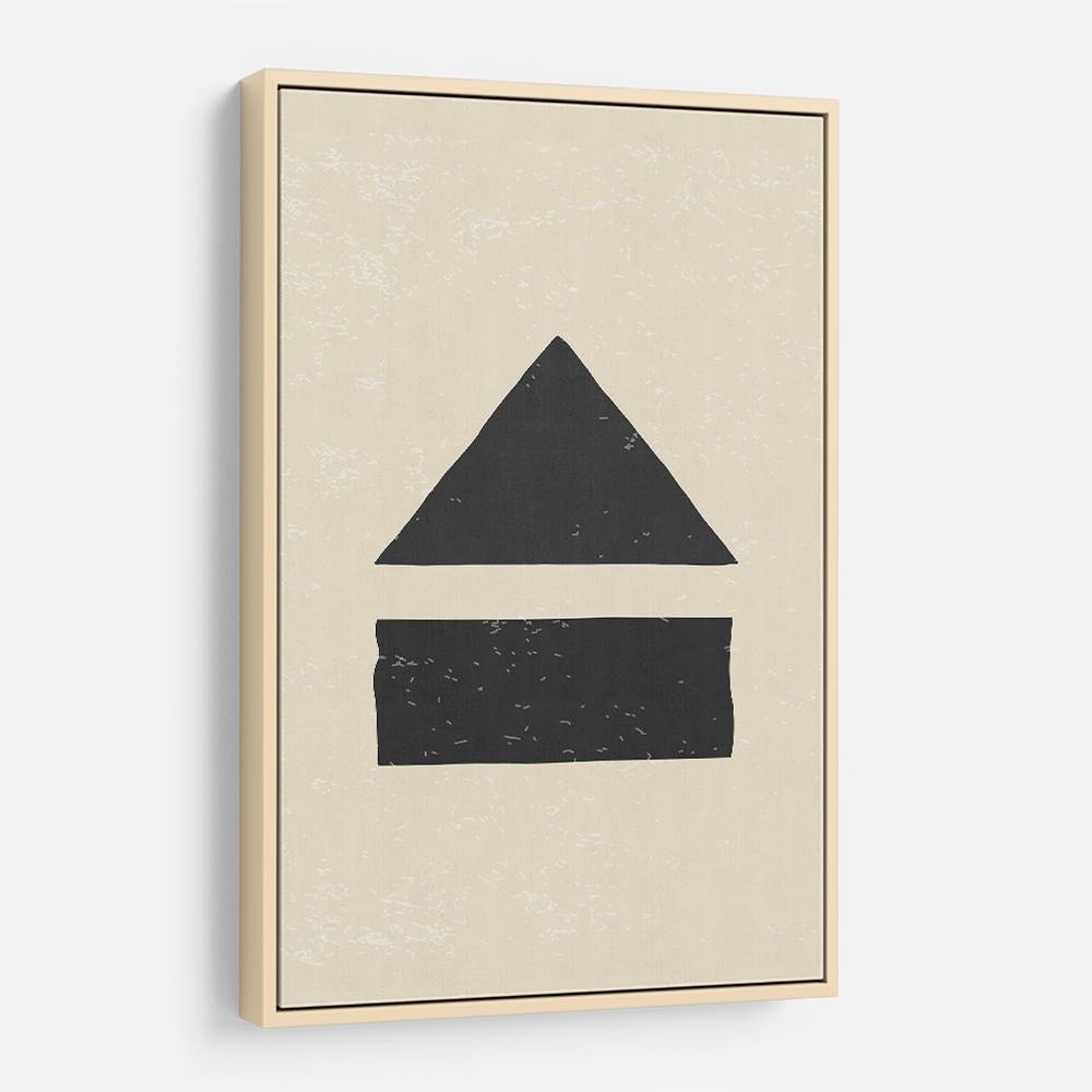 Black Minimal Shapes Series #6 Wall Art Black Minimal Shapes Series #6 Wall Art