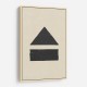 Black Minimal Shapes Series #6 Wall Art Black Minimal Shapes Series #6 Wall Art