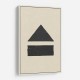 Black Minimal Shapes Series #6 Wall Art Black Minimal Shapes Series #6 Wall Art