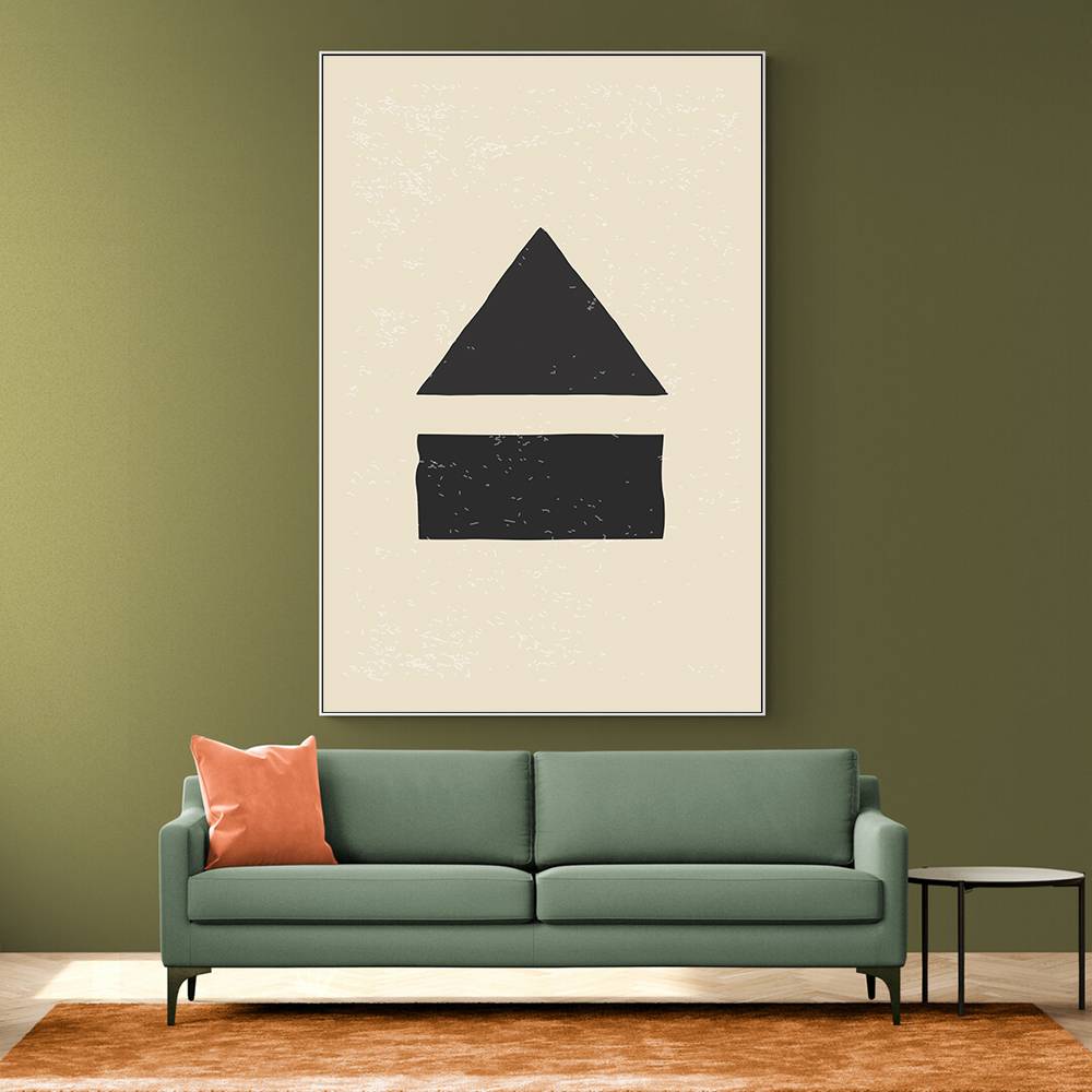 Black Minimal Shapes Series #6 Wall Art Black Minimal Shapes Series #6 Wall Art