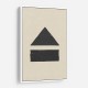 Black Minimal Shapes Series #6 Wall Art Black Minimal Shapes Series #6 Wall Art