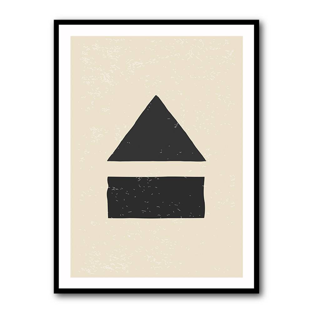 Black Minimal Shapes Series #6 Wall Art Black Minimal Shapes Series #6 Wall Art
