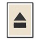 Black Minimal Shapes Series #6 Wall Art Black Minimal Shapes Series #6 Wall Art