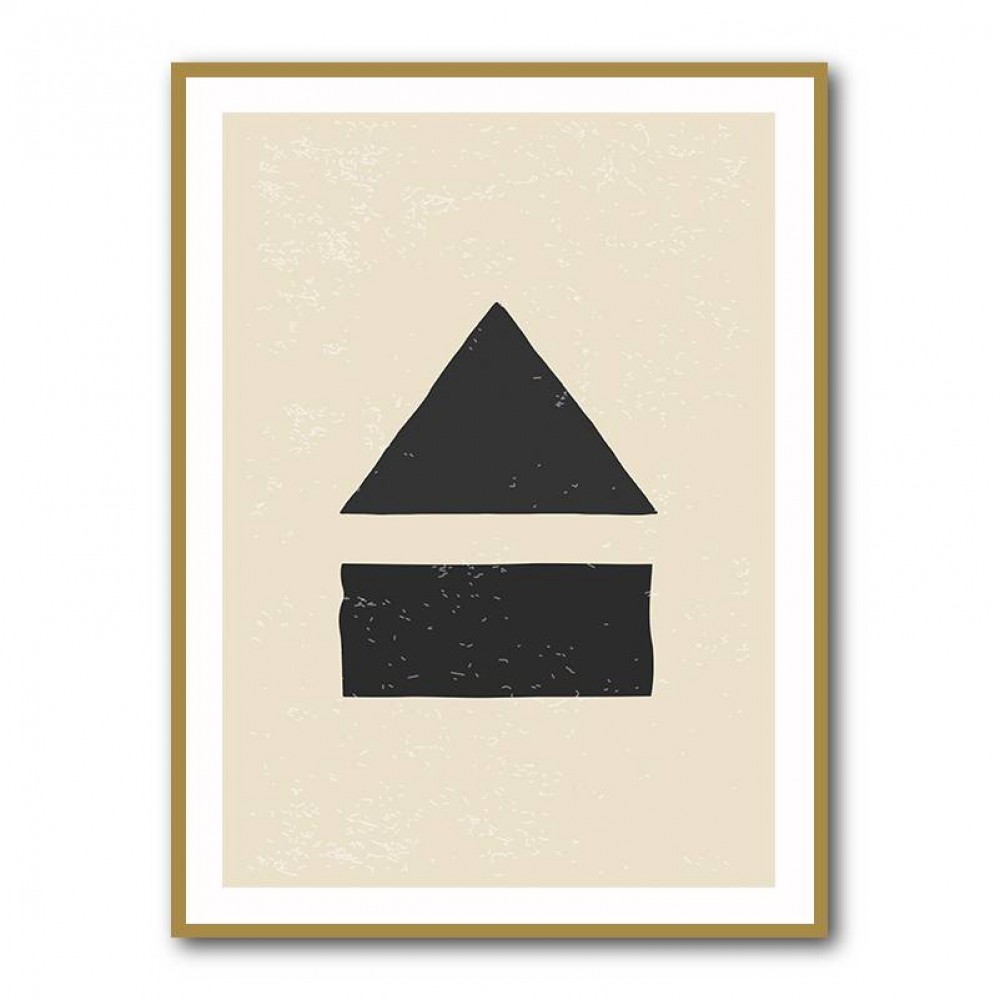Black Minimal Shapes Series #6 Wall Art Black Minimal Shapes Series #6 Wall Art