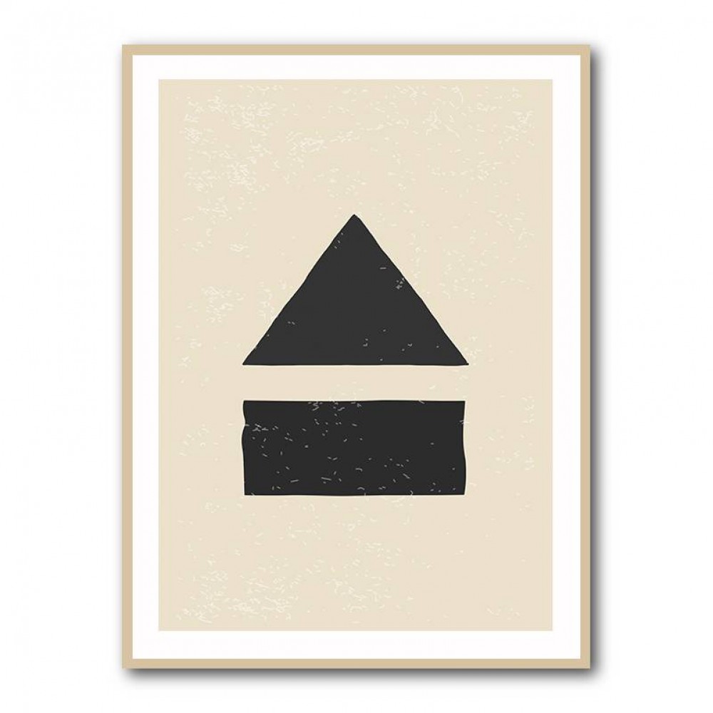 Black Minimal Shapes Series #6 Wall Art Black Minimal Shapes Series #6 Wall Art