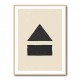 Black Minimal Shapes Series #6 Wall Art Black Minimal Shapes Series #6 Wall Art