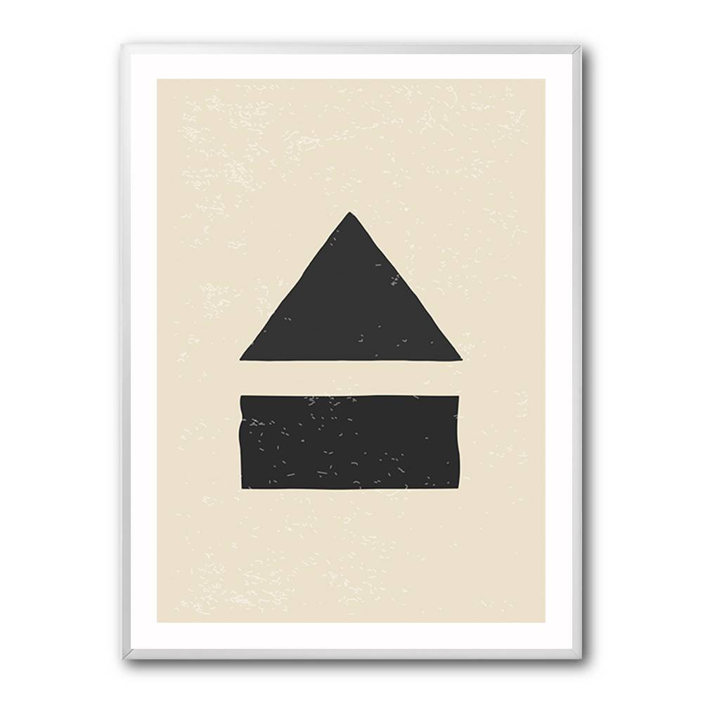 Black Minimal Shapes Series #6 Wall Art Black Minimal Shapes Series #6 Wall Art