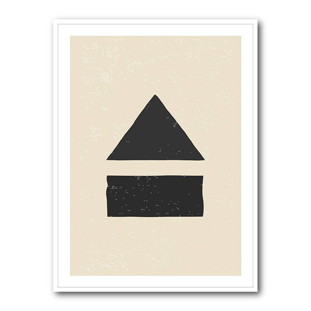 Black Minimal Shapes Series #6 Wall Art Black Minimal Shapes Series #6 Wall Art