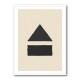 Black Minimal Shapes Series #6 Wall Art Black Minimal Shapes Series #6 Wall Art