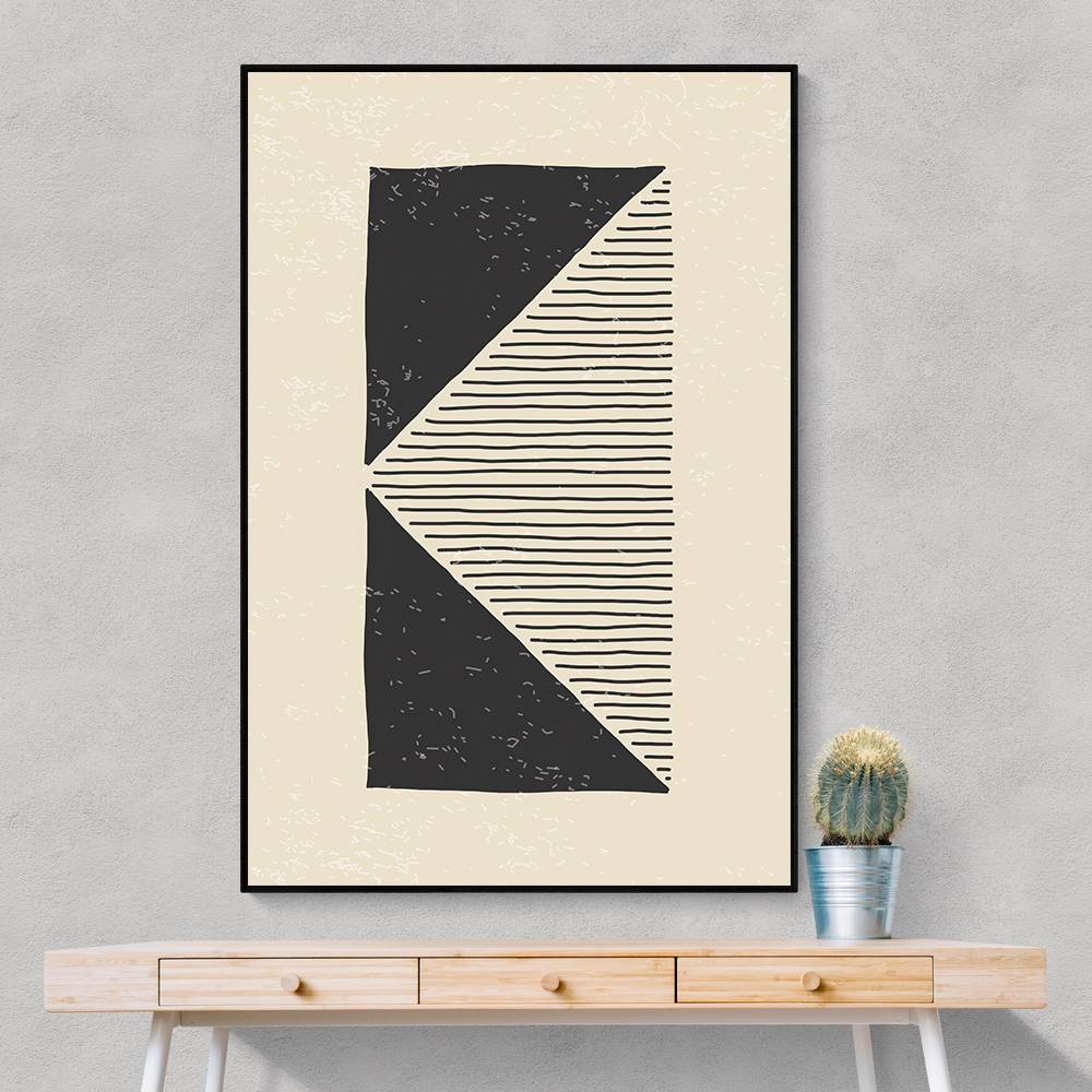 Black Triangles Series #1 Wall Art Black Triangles Series #1 Wall Art