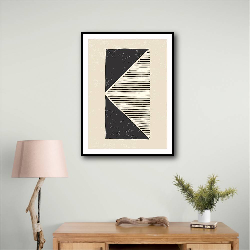Black Triangles Series #1 Wall Art Black Triangles Series #1 Wall Art
