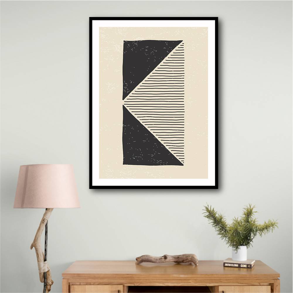 Black Triangles Series #1 Wall Art Black Triangles Series #1 Wall Art