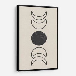 Boho Sun and Moon #1 Wall Art