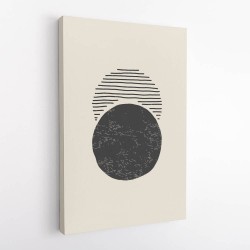Boho Sun and Moon #2 Wall Art
