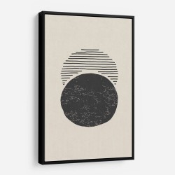 Boho Sun and Moon #2 Wall Art