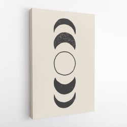 Boho Sun and Moon #3 Wall Art