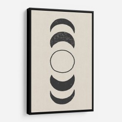 Boho Sun and Moon #3 Wall Art