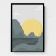 Choose Product Type:: Framed Canvas Boho Sunny Landscape #1 Wall Art