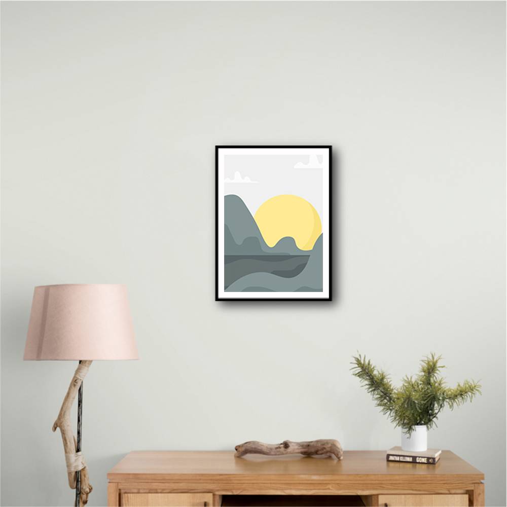 Boho Sunny Landscape #1 Wall Art Boho Sunny Landscape #1 Wall Art