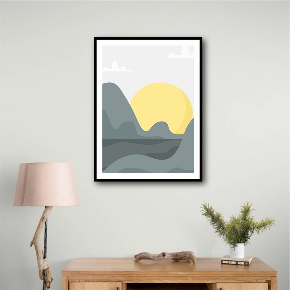 Boho Sunny Landscape #1 Wall Art Boho Sunny Landscape #1 Wall Art