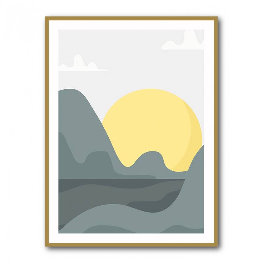 Boho Sunny Landscape #1 Wall Art Boho Sunny Landscape #1 Wall Art
