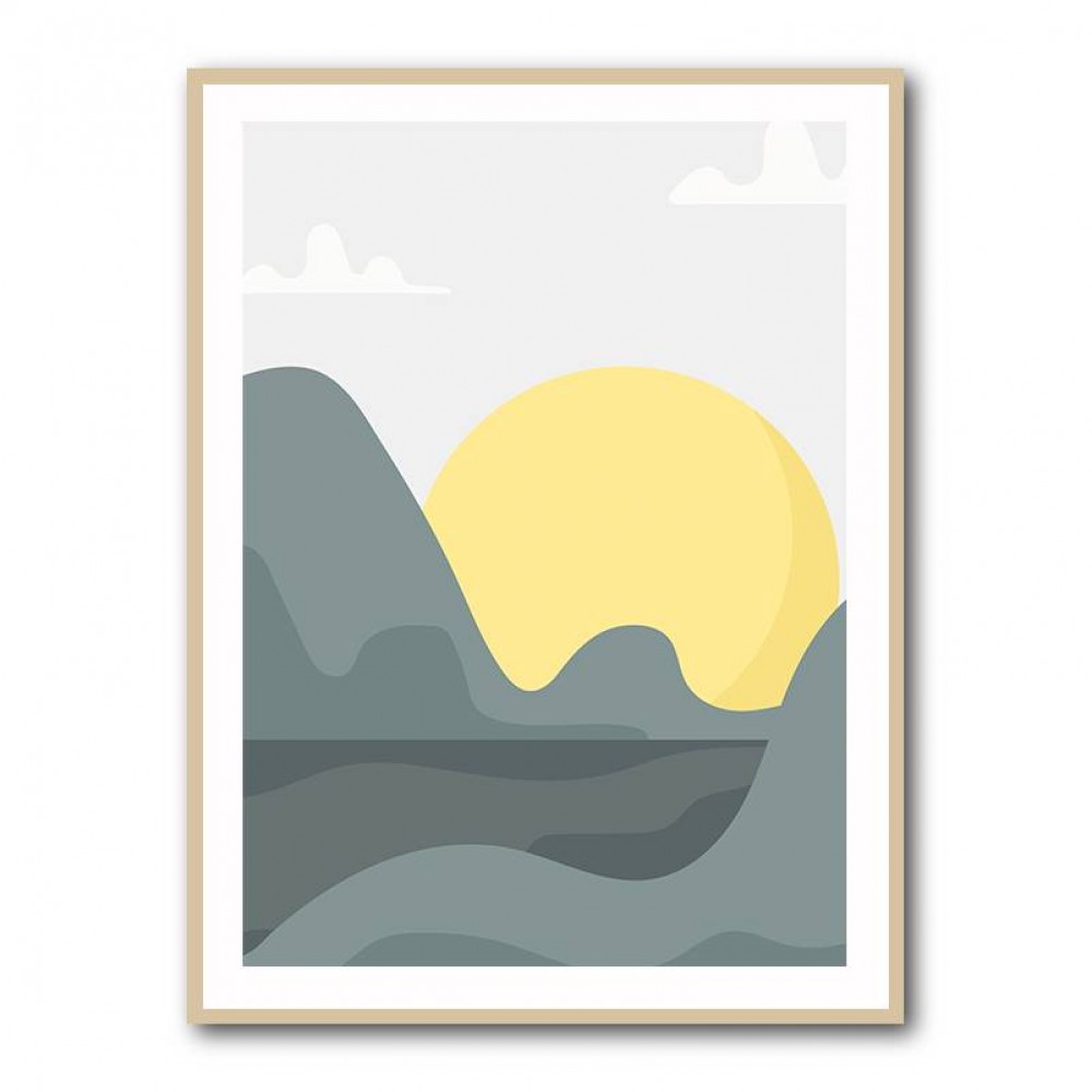 Boho Sunny Landscape #1 Wall Art Boho Sunny Landscape #1 Wall Art