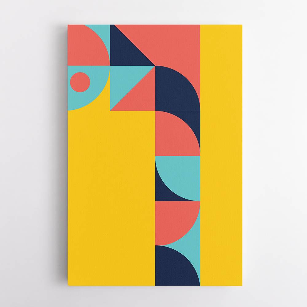 Bold Bauhaus Series #1 Wall Art Bold Bauhaus Series #1 Wall Art