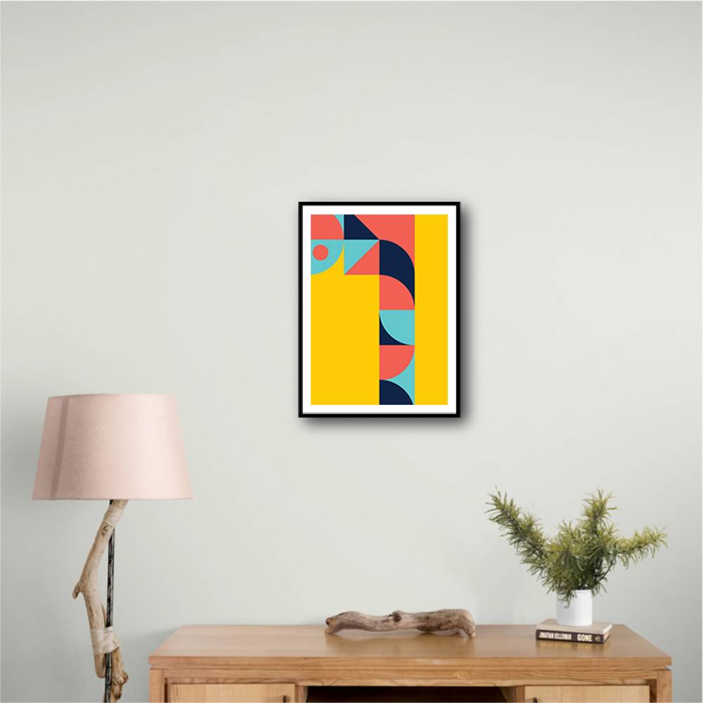 Bold Bauhaus Series #1 Wall Art Bold Bauhaus Series #1 Wall Art